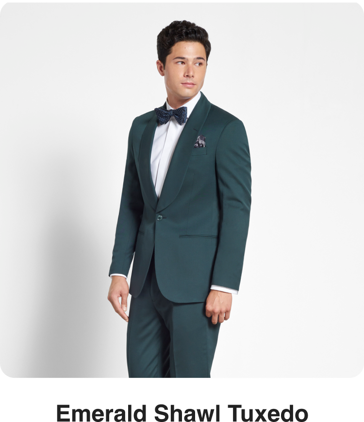 Colorful tuxedos? Hue know it. The Black Tux