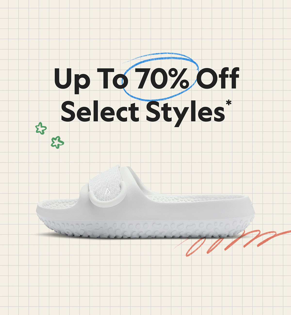 Up To 70% Off Select Styles