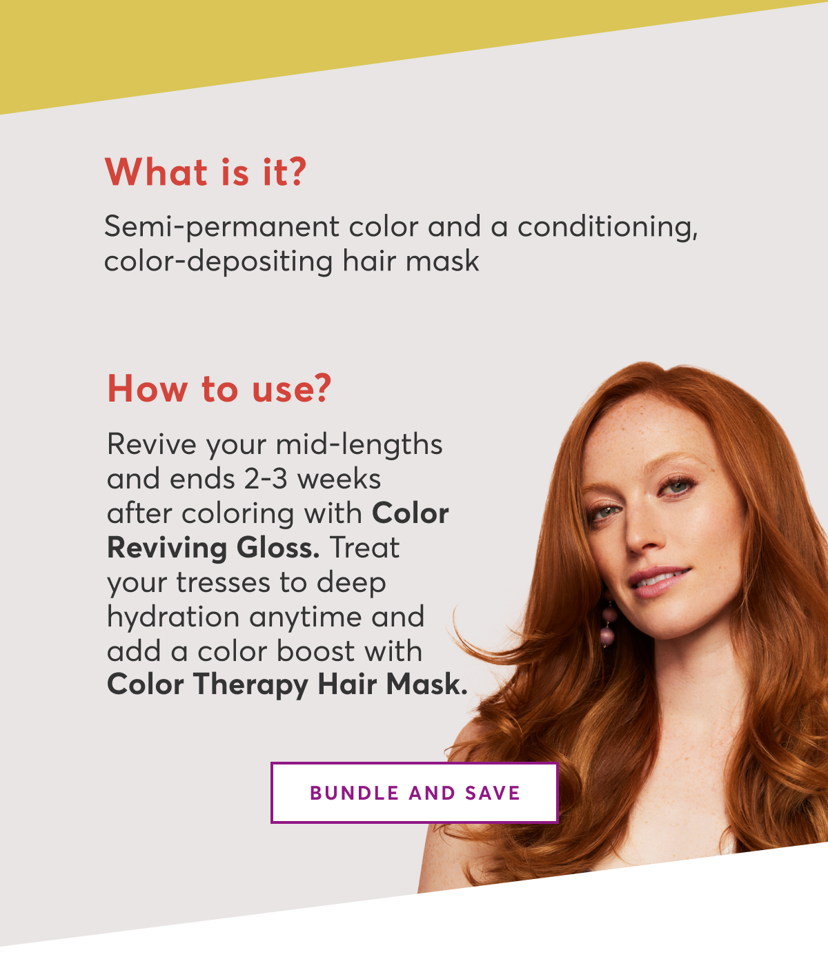 Look! It's the perfect holiday hair color maintenance routine Madison