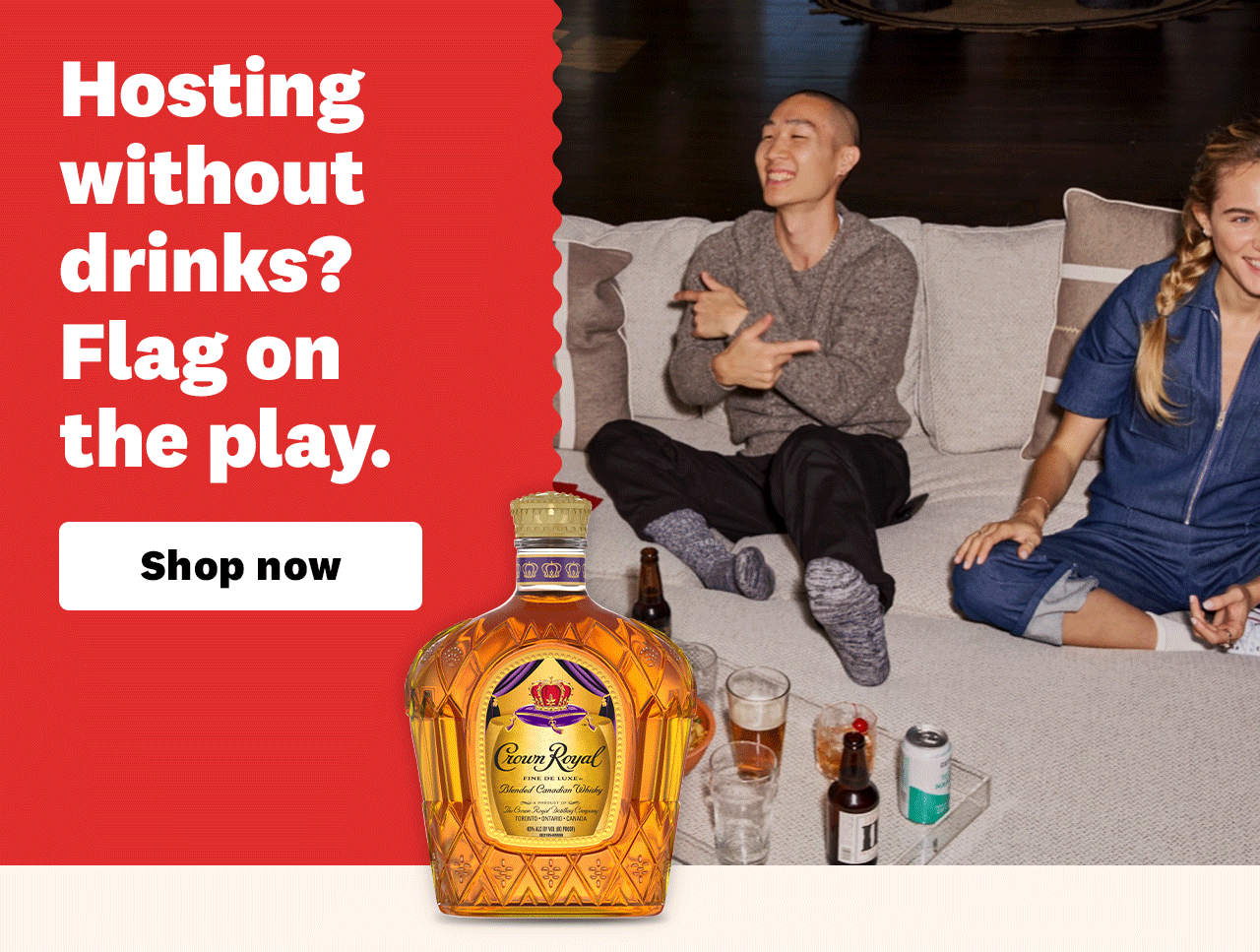 Hosting without drinks? Flag on the play.