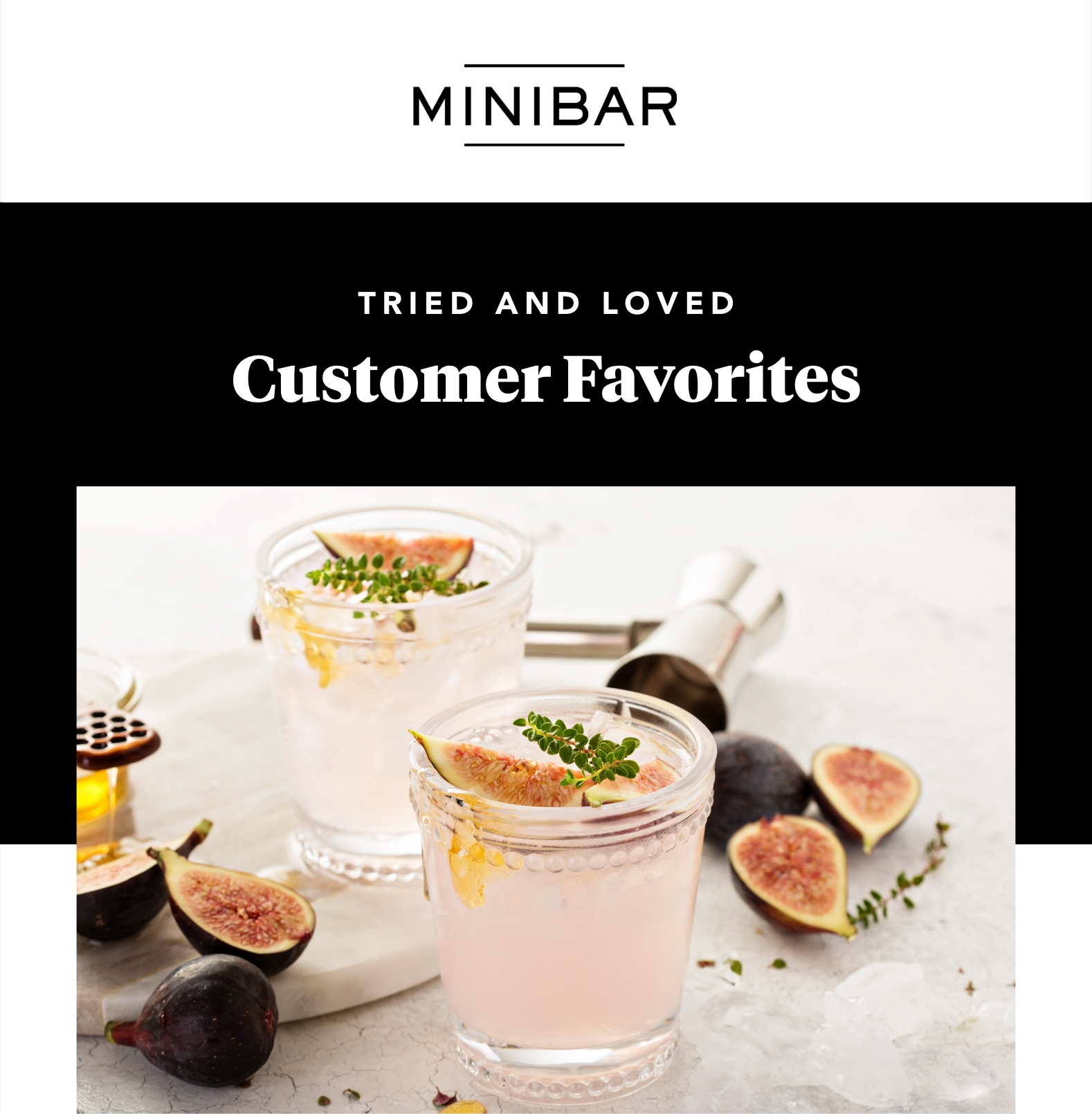 Inside 🙌🏻 Customer Favorites Minibar Delivery
