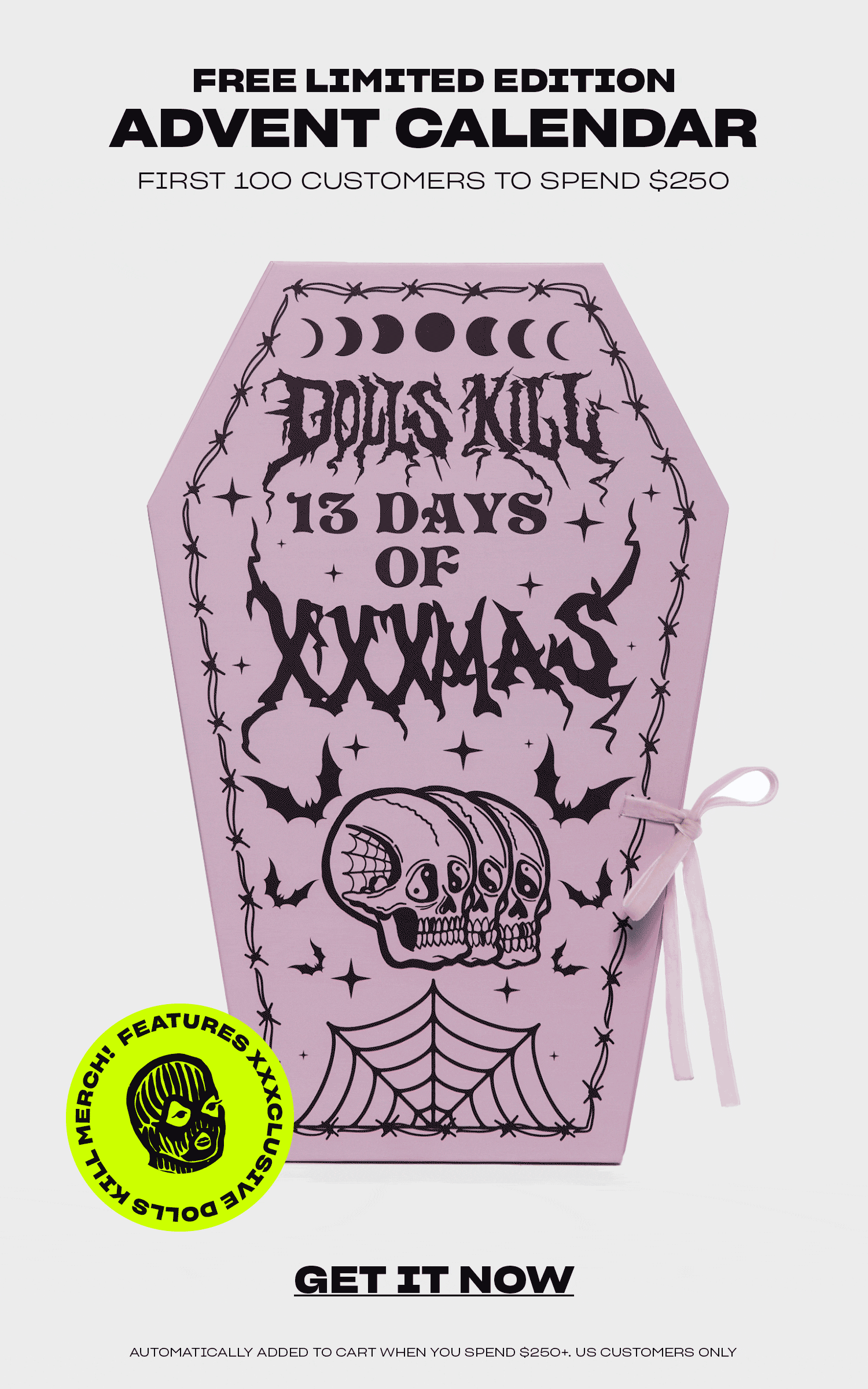Free Advent Calendar → First 100 Customers - Dolls Kill